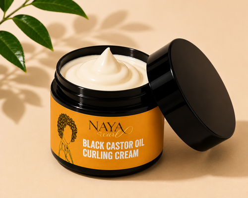 Cream Black castor oil