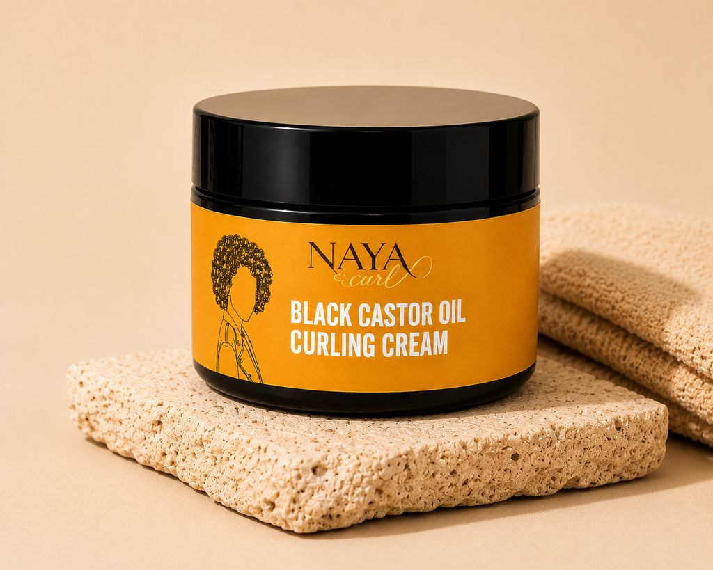Cream Black castor oil