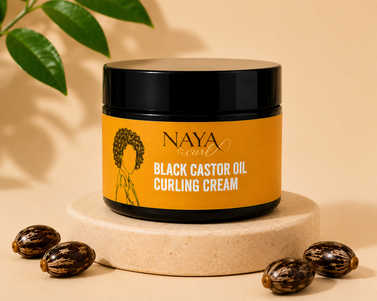 Cream Black castor oil